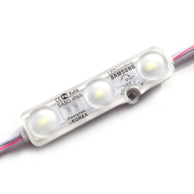 1 PZA Módulo de luz led 5730 3LED 12V IP68 1.5W 6500K - Wattko