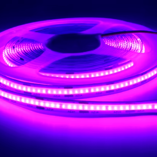 5M Tira LED COB 24V 8MM VIOLETA - Wattko