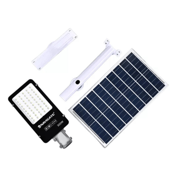 Lámpara Led Solar Luminaria Suburbana Exterior 300w - Wattko