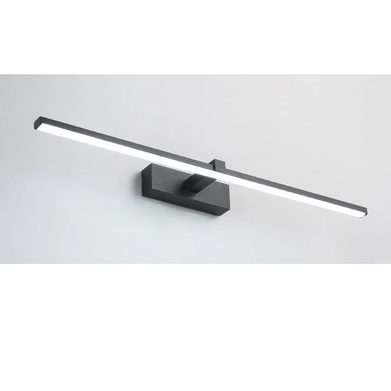 Lampara Lineal LED 5500K ( BAÑO ) Negra - Wattko