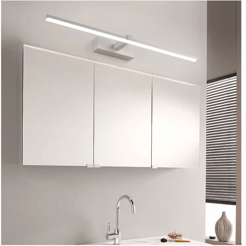 Lampara Lineal LED 5500K ( BAÑO ) Negra - Wattko