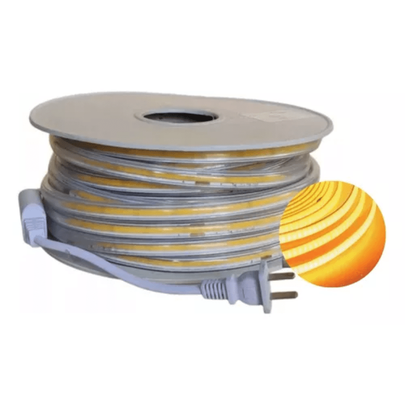 Metro Manguera COB LED AMBAR 12V 110V Resistente Al Agua - Wattko