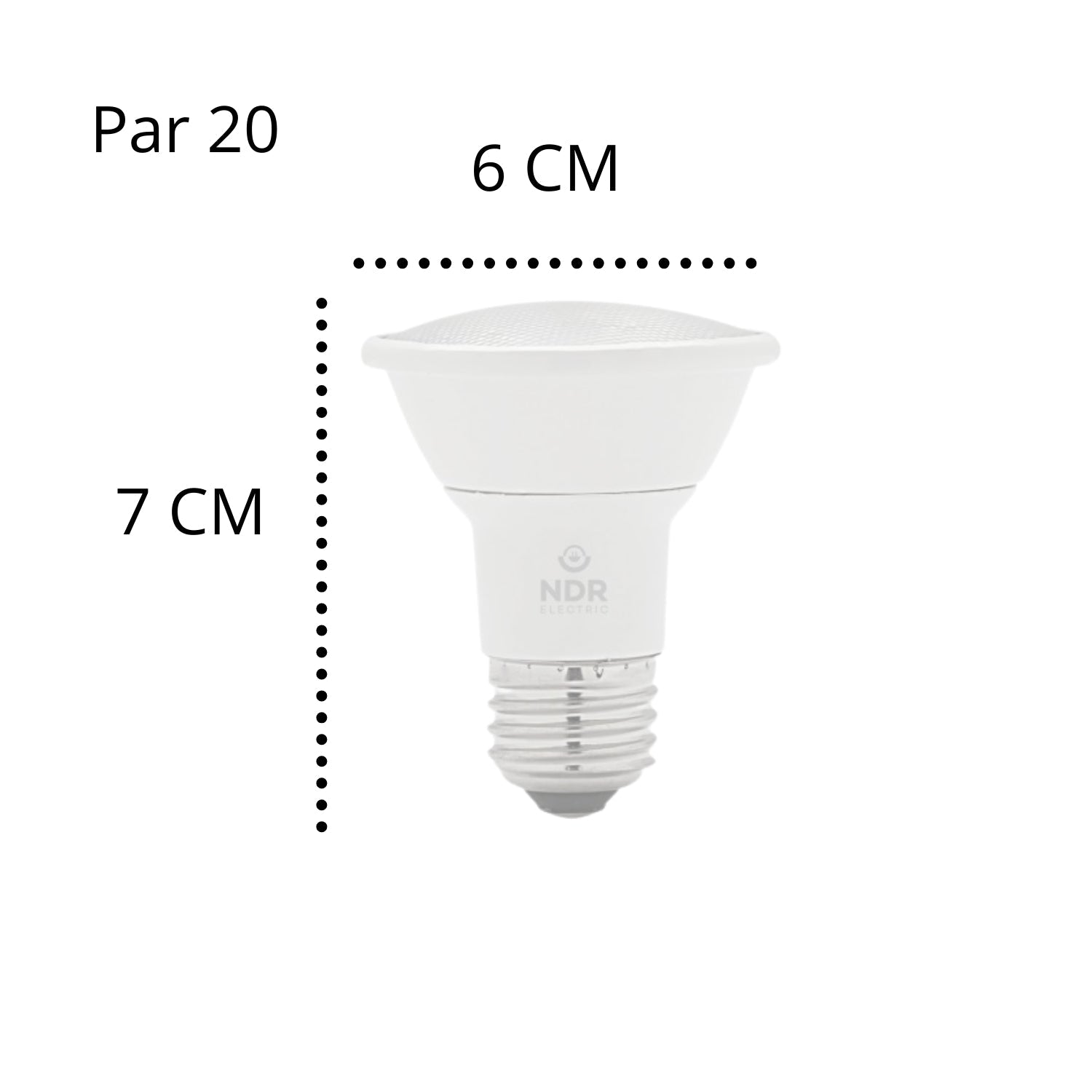 Foco PAR20 Atenuable / Blanco Cálido y Neutro - Wattko