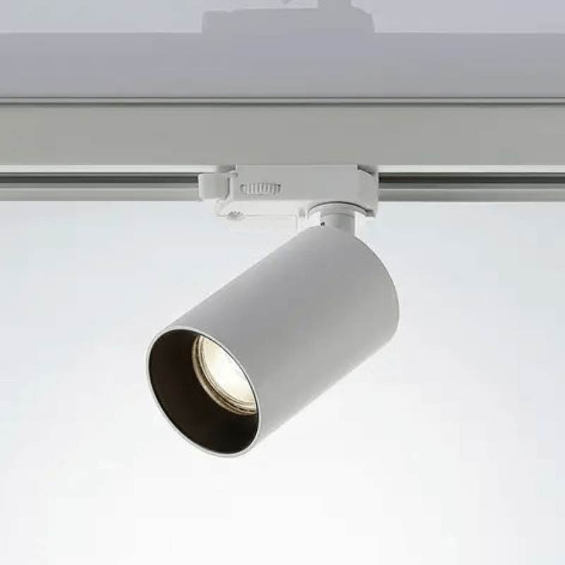 Lampara Blanca Dirigible Riel Electrificado12W, 127V, En Blanco Neutro y Calido - Wattko