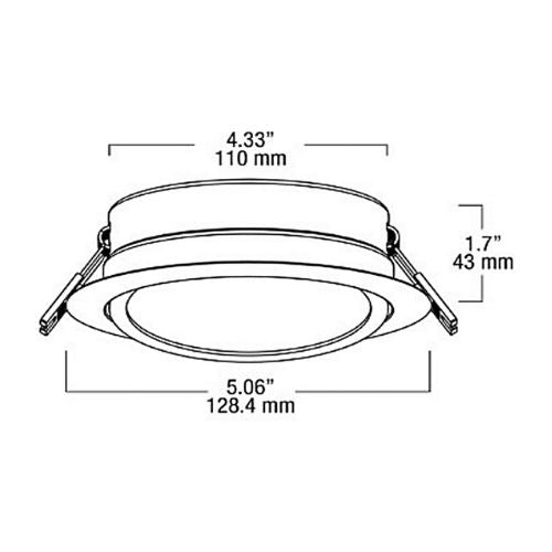 lampara-de-techo-dirigible-4-10w-atenuable-blanca - Wattko