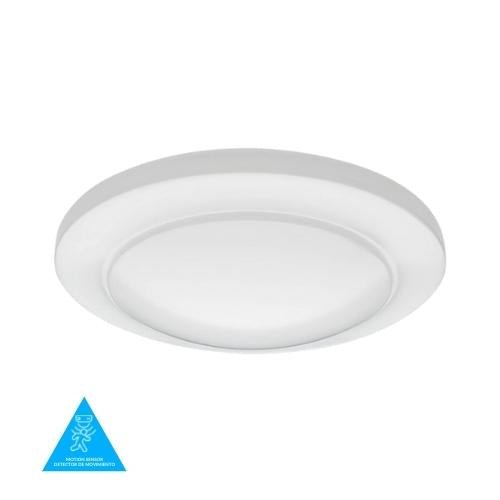 Lámpara LED 20W De Sobreponer Con Sensor De Mov. Para Exterior - Wattko