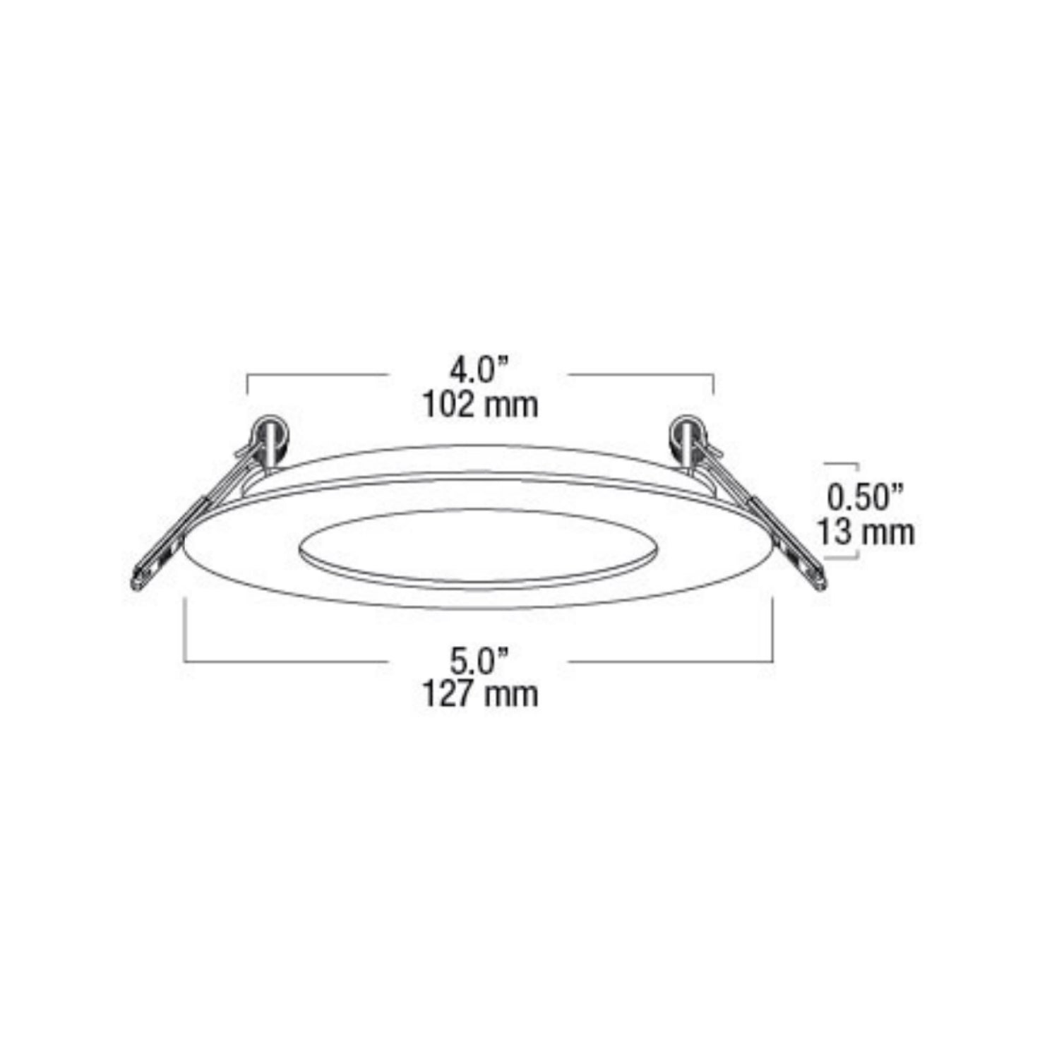 Lampara LED De Techo Circular Atenuable 4