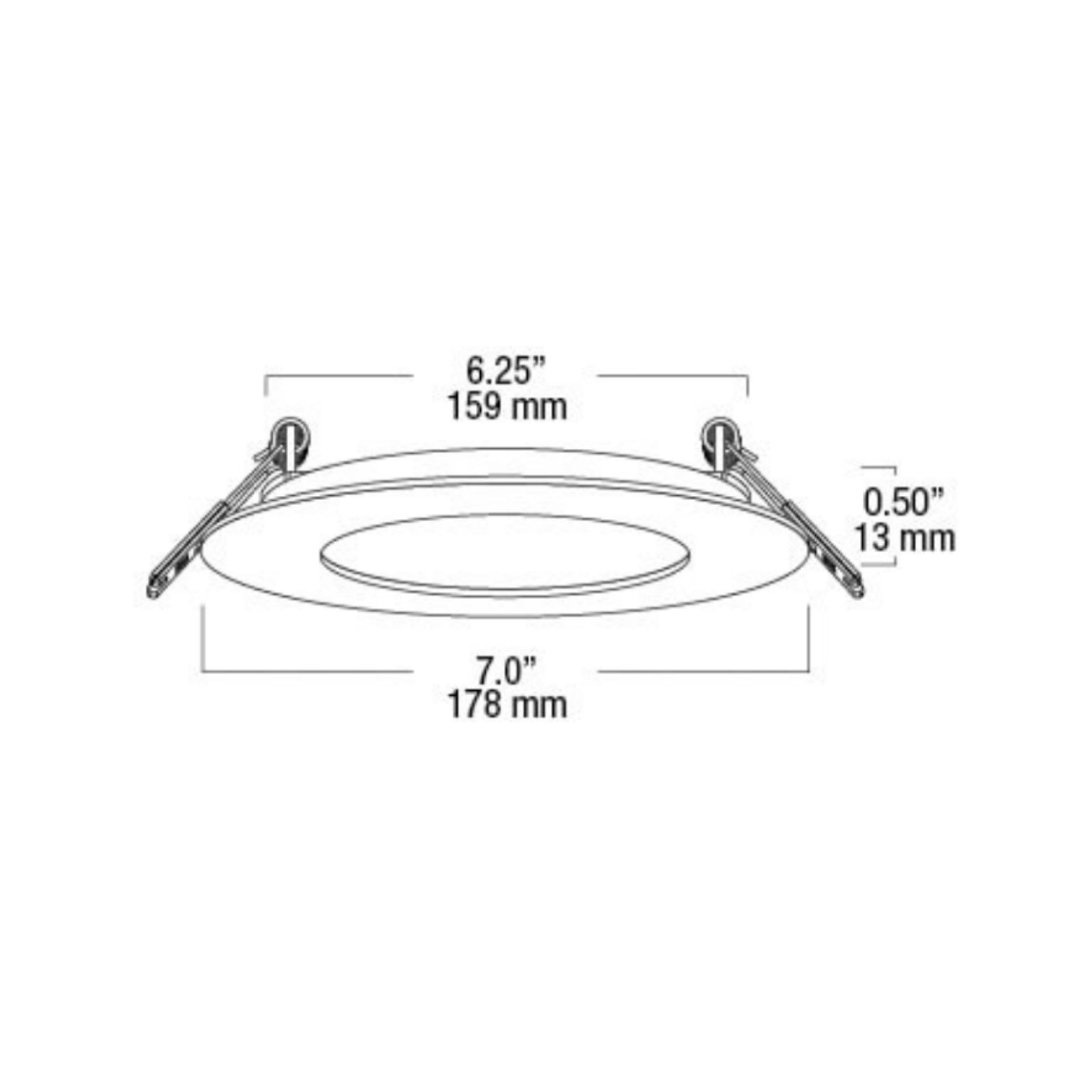 Lampara LED De Techo Circular Atenuable 6