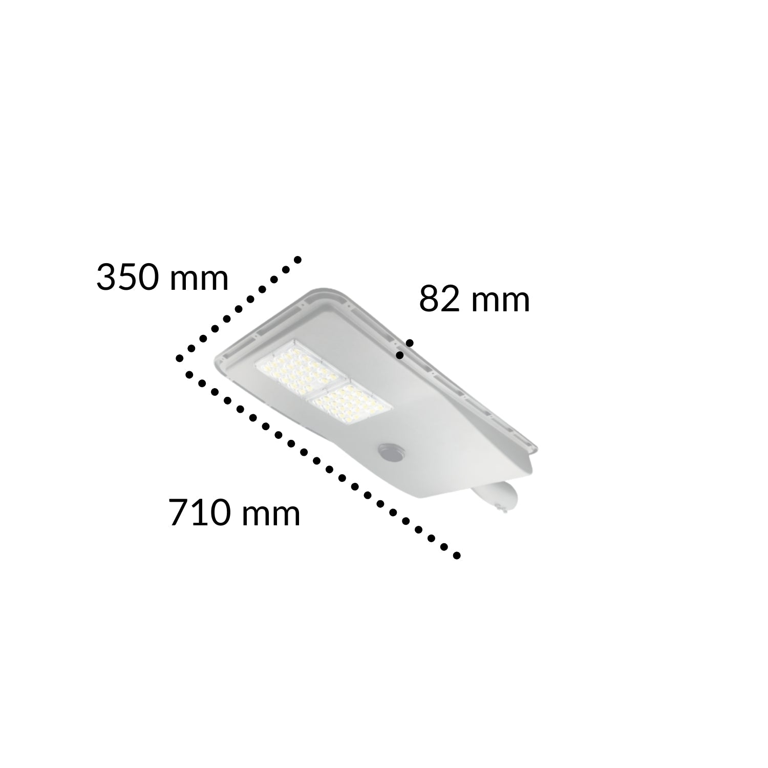 Luminaria Suburbana Solar SFR - Wattko